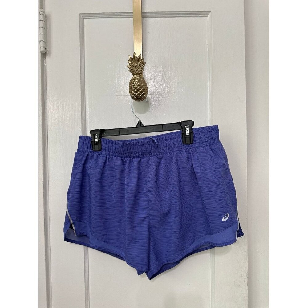 Asics women’s size large purple athletic shorts